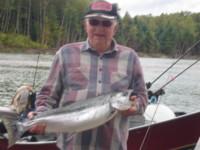 Kitimat River Coho (Silver) Salmon are very bright this time of year.